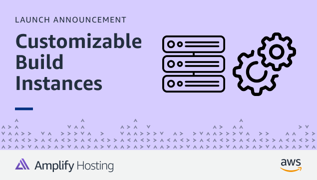 Customizable Build Instances Image with gears and a computer